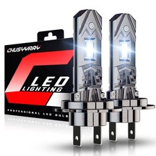 2x H7 LED Headlight Bulbs Kit 6000K 55W Super White Xenon Led Low Beam Bulbs 12v