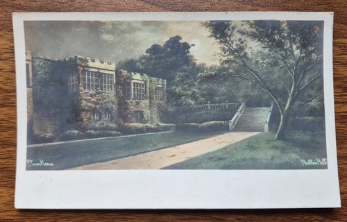 1910s postcard steps - c.1910s, postcard: