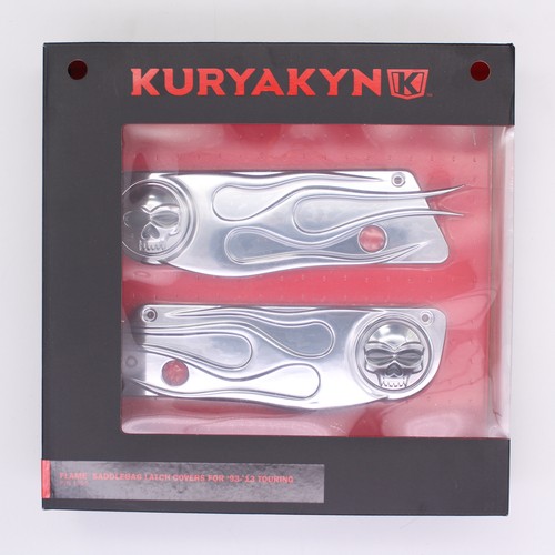 Kuryakyn flamed saddlebag - flamed,