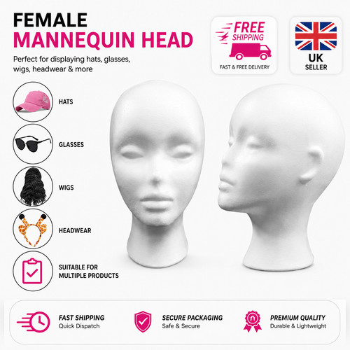 Mannequin head wig - wig, hat