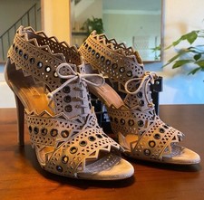 Alaia Lasercut Opentoe Laceup