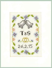 Wedding Day card in blue &