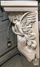 10" Angel Corbel, Wooden