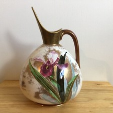 Doulton Burslem floral pitcher