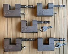 PREFER UL30 Steel High Security Container Padlock, Shutters, Roller Doors x 5