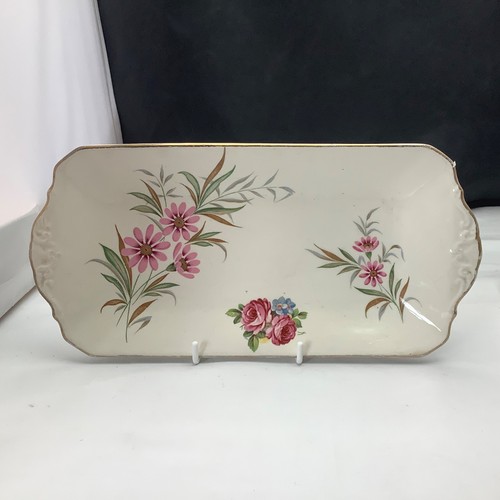Vintage china sandwich plates - sandwich,