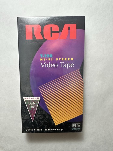 Vhs vcr blank video tapes - video, rca