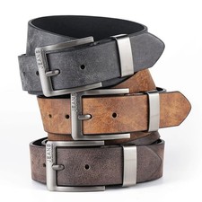 Mens Genuine Leather Belt Pure