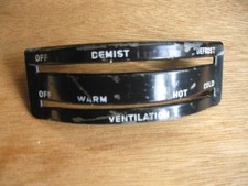 Daimler Century Regency 104 Smiths Heater control Dash panel