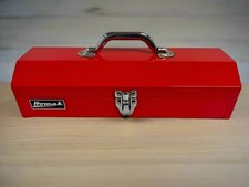 Homak 16" Portable Metal Toolbox - Red Hand Carry Tote