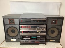 AIWA RK-X9 1984 Stack Hifi With Stand And Record Deck *spares Repairs@hc#mezz