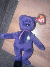  1st Edition Princess Diana Beanie Baby, Rare 1997 Ty P.E. Indonesia No Spaces