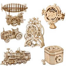 Wooden puzzle diy model - puzzle,