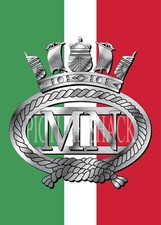 MERCHANT NAVY  BADGE PRINTED