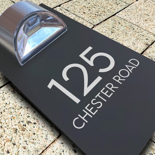 House number plaques - house,