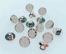 ROUND ROSE GOLD DAISY FLOWER &