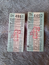 London Transport T&T  Bus Tickets X 2