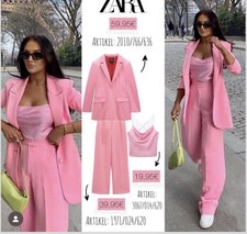 BNWT ZARA Woman BUBBLEGUM PINK