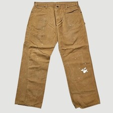 Dickies carpenter brown workwear 100% Cotton denim jeans W38 L32
