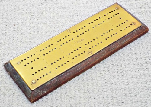 Antique brass and - and, wood