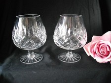 Pair of Lead Crystal Cut Glass