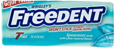 Freedent Gum Spearmint 15