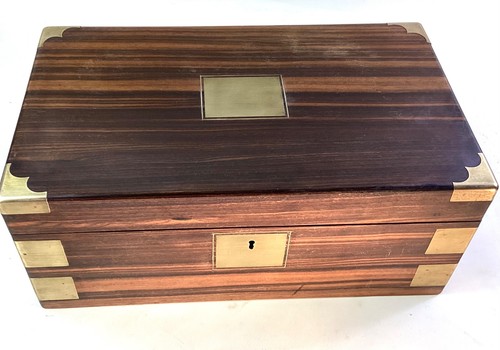 Antique coromandel brass bound - antique,