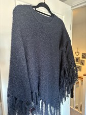 PowderUK navy crochet knit