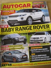 AUTOCAR JUL 2010 BABY RANGE ROVER ALPINA'S M5 ROLLS-ROYCE GHOST CITROEN DS3 PORS