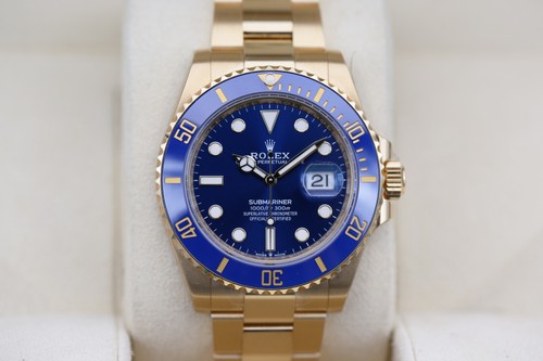 Rolex 126618lb blue submariner - rolex,