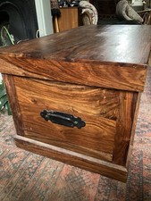 Solid Wood Trunk Chest Blanket Box John Lewis Coffee Table Rosewood