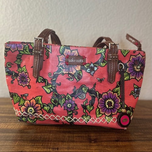 Sakroots floral tote bag - bag, coral