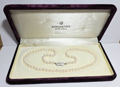 Mikimoto akoya pearl necklace - pearl,