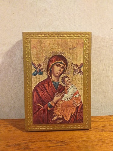 Vintage religious icon - religious,