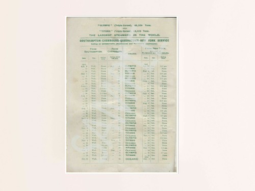 Rms titanic white star line - rms,