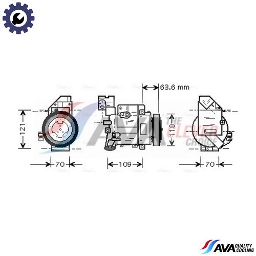Compressor air conditioning - air,