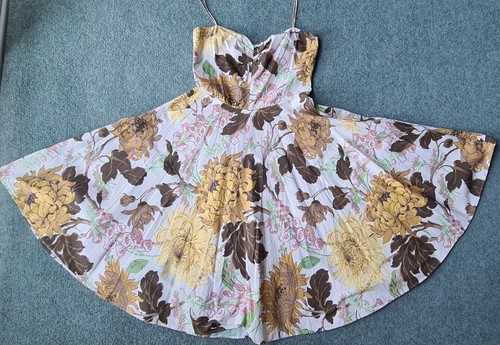 Zara floral yellow brown - floral, yellow/brown