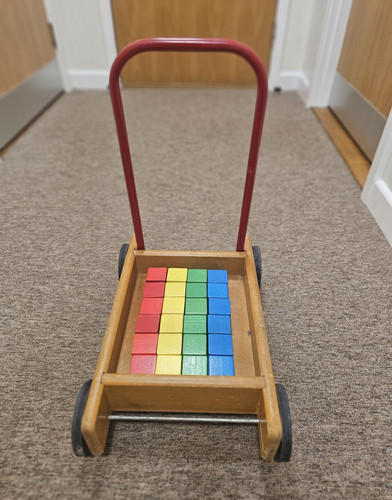 Wooden push along - push, first