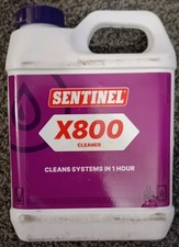 Sentinel X800 Central Heating Cleaner 1L.  Cleans In 1 Hour !