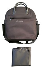 Icandy Pushchair Stroller Travel Bag Backpack With Changing Mat Black 