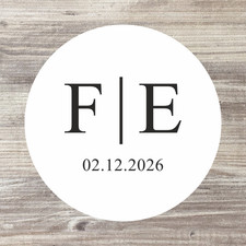 Personalised Wedding Stickers