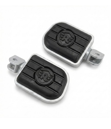 Silver foot pegs - pegs, royal