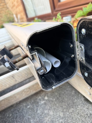 Lockable van pipe - &, conduit