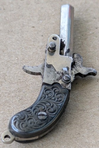 Vintage metal pistol shaped - vintage,