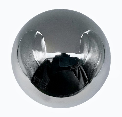 Chrome round gear shift - chrome,
