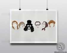 LEAGUE OF GENTLEMEN - Minimal Heads Poster Print Posteritty Royston Vasey Tubbs