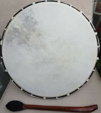 Large shamanic frame drum with - frame,