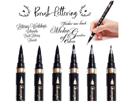 Calligraphy pens 6pcs - pens,