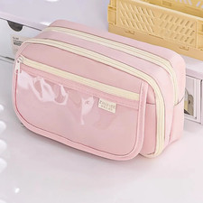 Large capacity pink pencil - capacity,