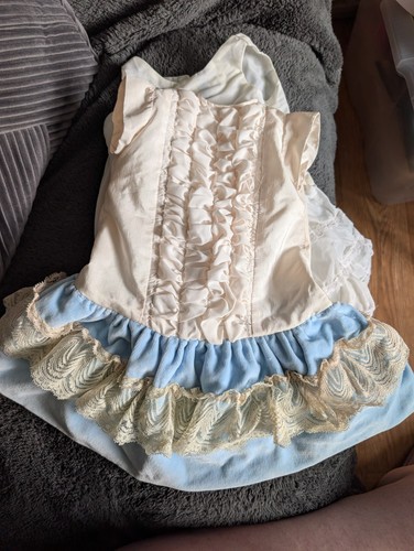 Vintage porcelain doll - doll, clothes